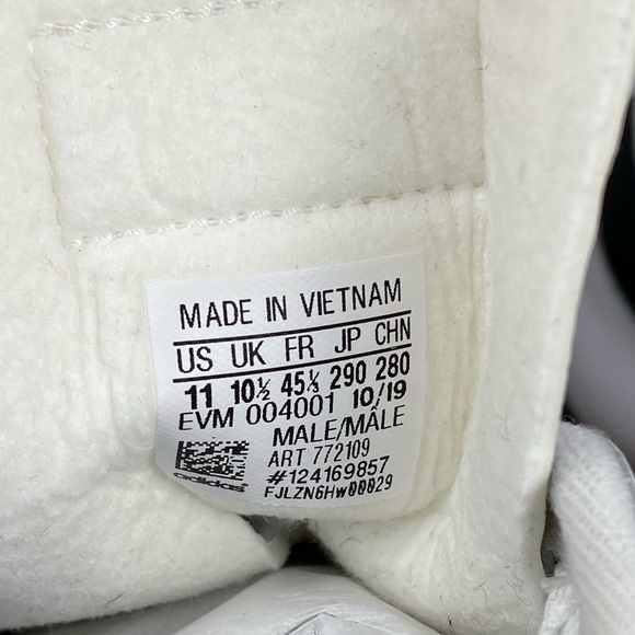 NEW adidas Samba Classic White Dark Gum Sole Indoor Soccer Shoe 772109 Men’s 11 - Picture 12 of 12